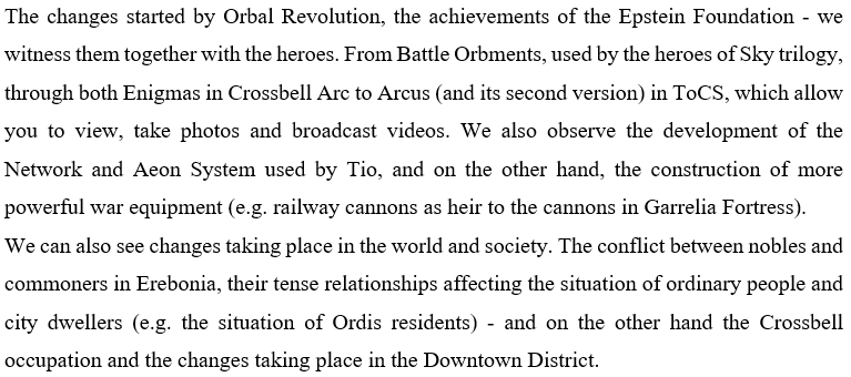 »»—-　The series shows the actual development of the world　—-««