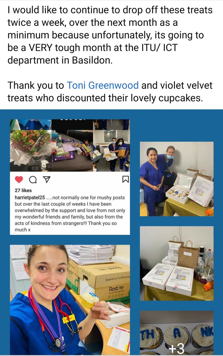 Pls consider the extraordinary efforts of our #NHSstaff. I am trying to express our gratitude to my local hospital especially the ITU department through treats & personalised messages. #NHS #NHSheroes #covid_19 #community #basildonhospital #gofundmedonations #Nurses #Thurrock