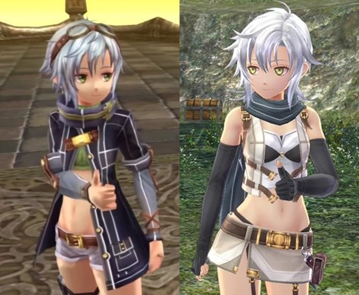 »»—-　Graphic changes and more and more realistic effects　—-««Not only the rapid change between Ao/Zero and ToCS, but also between the first and third parts of the latter. The effects are realistic - eg frozen character freezes in a post-hit position.Fie ss by  @Vaisu_Kaguya