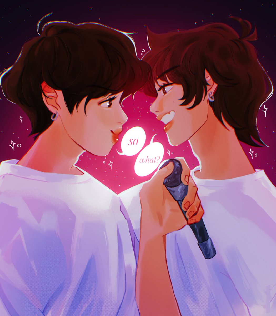 jeliwyre's tweet photo. i’m feeling devious
you’re looking glamorous!
#taejin #btsfanart 🐹🐻 https://t.co/x1sDKmfdtZ