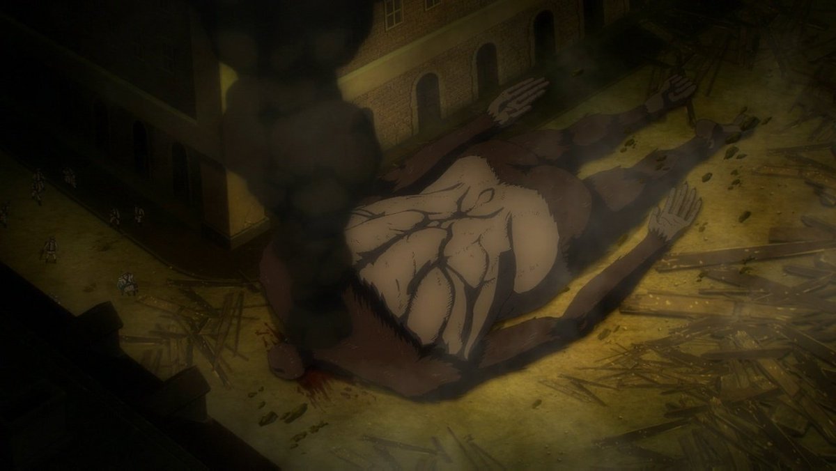 iloveaftoon's tweet photo. *Levi aparece pra fatiar o Zeke*

Zeke: a mimir https://t.co/3xLvNHIMVp
