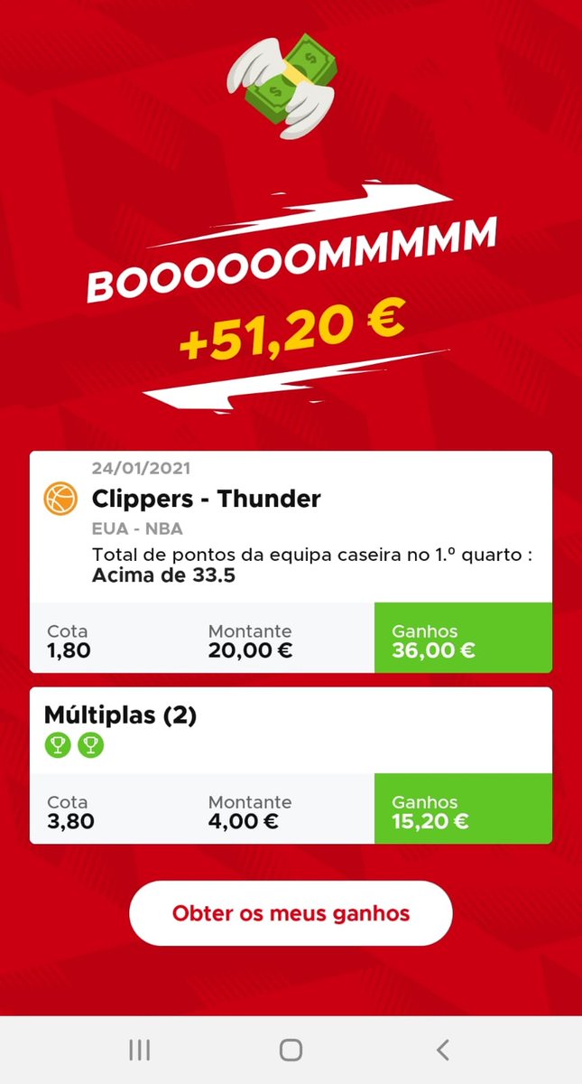 LGTIPS2's tweet photo. Para acabar bem o fim de semana...
Amanha começa mais uma semana de apostas...
Estas a espera do que para te juntares a nós 
#LGTIPS 🤑🤑🤑 https://t.co/CiHdP1Jy03