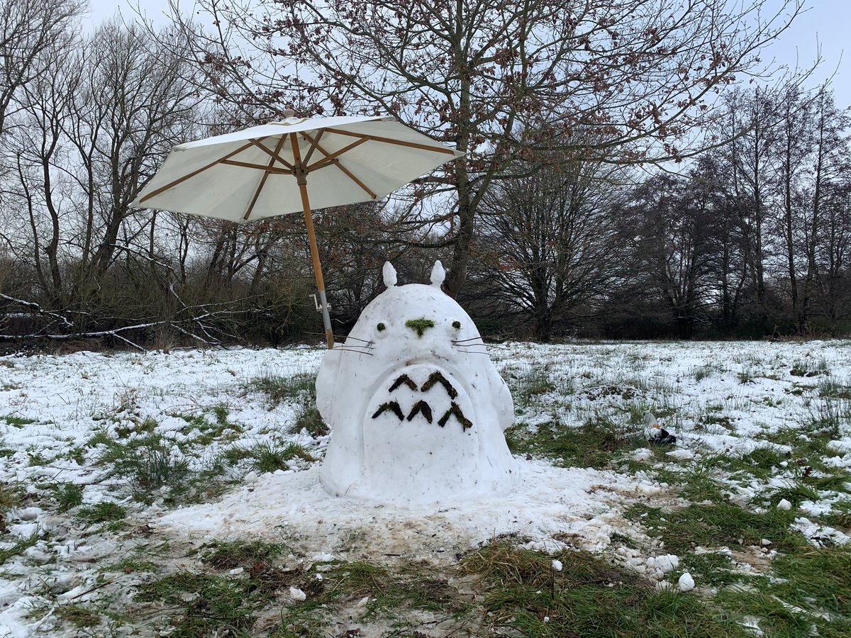 #totoro #snowman