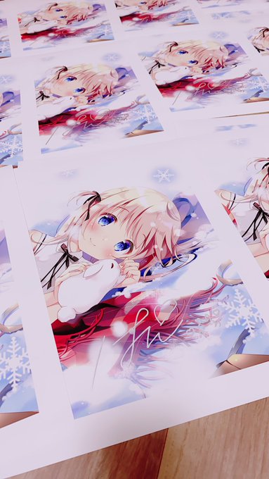 おはようございます!
たくさんサイン入れした😊❄️ 