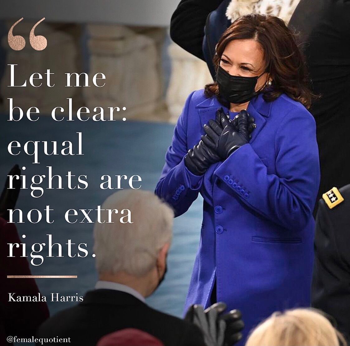 womenlovetech's tweet photo. “Let me be clear: equal rights are not extra rights.” @KamalaHarris 

#inspirational #inspiringquotes #femaleempowerment #Empowerment #motivation #entrepreneur #mondaymorning #mondaymotivation #equalrights #equality #equal #powerfulquotes #motivatingquote #kamalaharris https://t.co/2NZXAH0aKN
