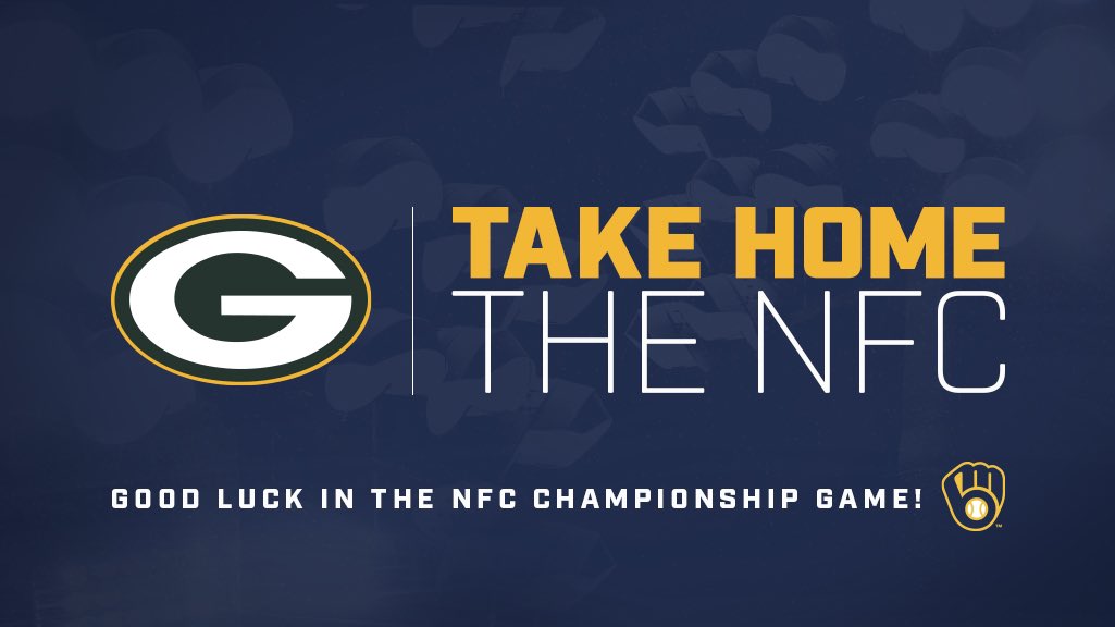 Brewers's tweet image. #GoPackGo