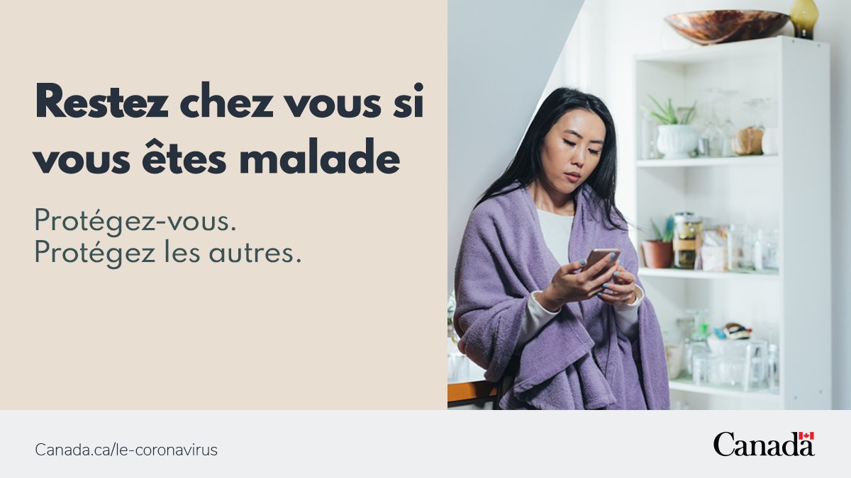 GouvCanSante's tweet photo. Protégez-vous et protégez votre famille et votre collectivité. Portez un masque non médical, respectez la #DistancePhysique, #LavezVousLesMains et restez chez vous en cas de symptômes de #COVID19. Plus d’infos sur les mesures de prévention: https://t.co/Qra4UqTj9w #COVIDavisé https://t.co/4m4ZfMEp0X