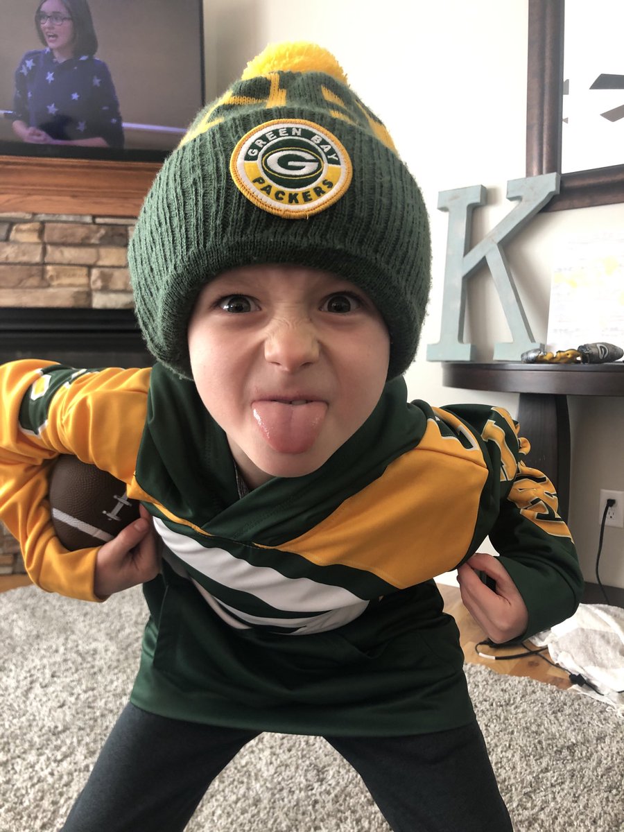 HeidiKouba's tweet photo. These guys are ready! #GoPackGo https://t.co/B9hGdQmJNP