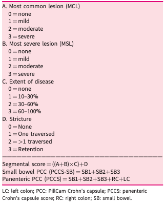 capsulendoscopy's tweet photo. #Crohn’s @capsulendoscopy score. https://t.co/Vr8rElUOdU https://t.co/DXSER277L0