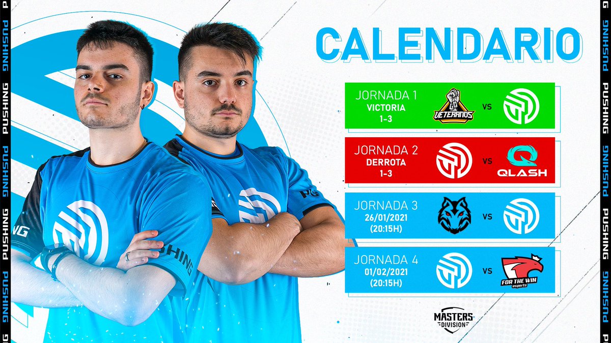 PushingGaming's tweet photo. Quedan dos días para el PARTIDAZO 🤩

¡El dia 26 nos enfrentamos a @TeamAmelia_ en la #MastersDivision3! 😏 https://t.co/B1a5FpFZMp