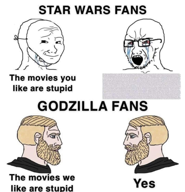 retromaniaZ's tweet photo. Other movies should take note from Godzilla and have giant monsters kicking each others asses. https://t.co/C8Fbe6rGi5