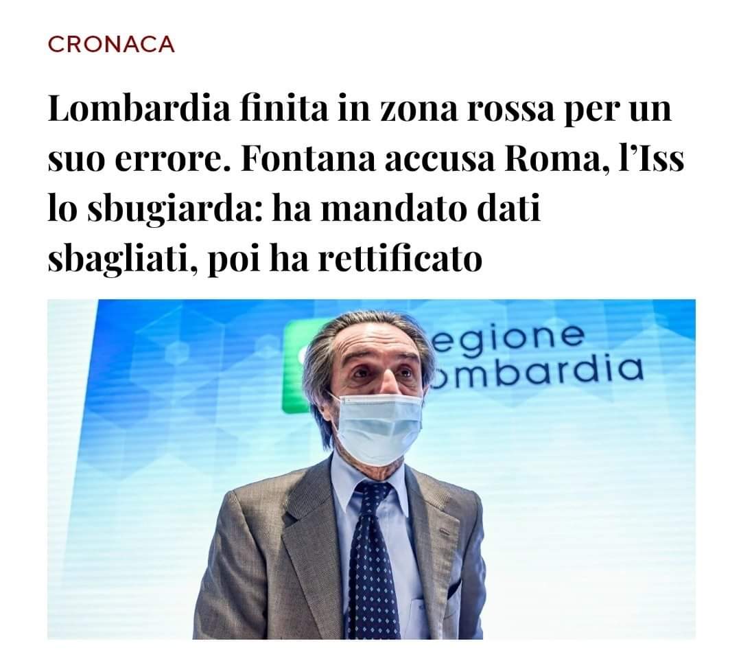 w_farnaby's tweet photo. Fontana: "sulla zona rossa probabilmente non è colpa di nessuno".

Ieri, sempre Fontana.
Della serie, i leghisti non sono mai responsabili. https://t.co/JDBip0NE8z