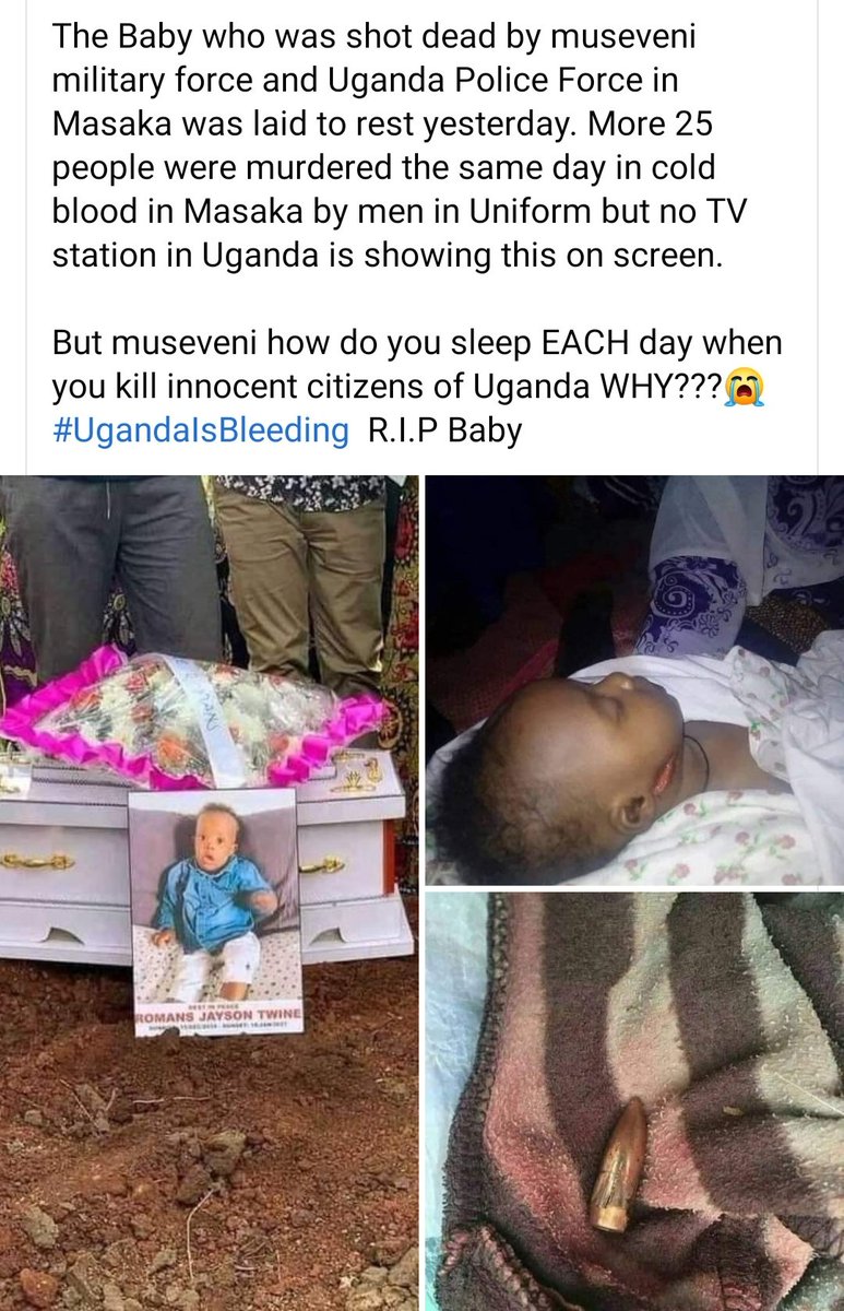 DaggerKero's tweet photo. @LeaderHoyer @PatriqKanyomozi This is how they murder innocent Ugandans
#UgandaIsBleeding
 #WeAreRemovingADictator 
#M7Rigs2021Elections 
#CountEveryVoteUg 
#FreePresidentElectBobiWine we voted for Kyagulanyi Ssentamu Robert aka @HEBobiwine the new president elect of the Republic of Uganda. https://t.co/LFm3dTfJsX