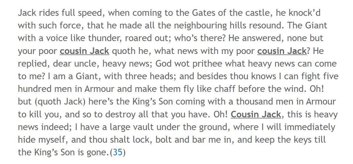 at least on occasion known by the name 'Cousin Jack'...!