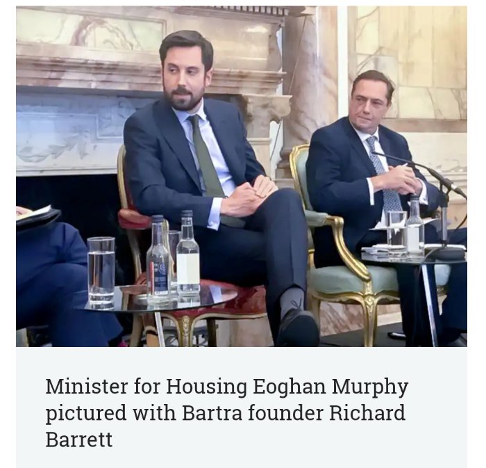 In case you've forgotten the O'Devaney Gardens giveaway was when former Minister for Housing Eoghan Murphy gave away public land at a ~80% discount to some developer friends of his, Bartra Capital.