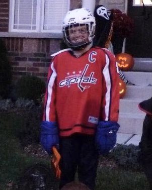 Not just a costume today! Have fun son and enjoy every minute. We are so proud of you! ❤️@Capitals @con91mcmichael