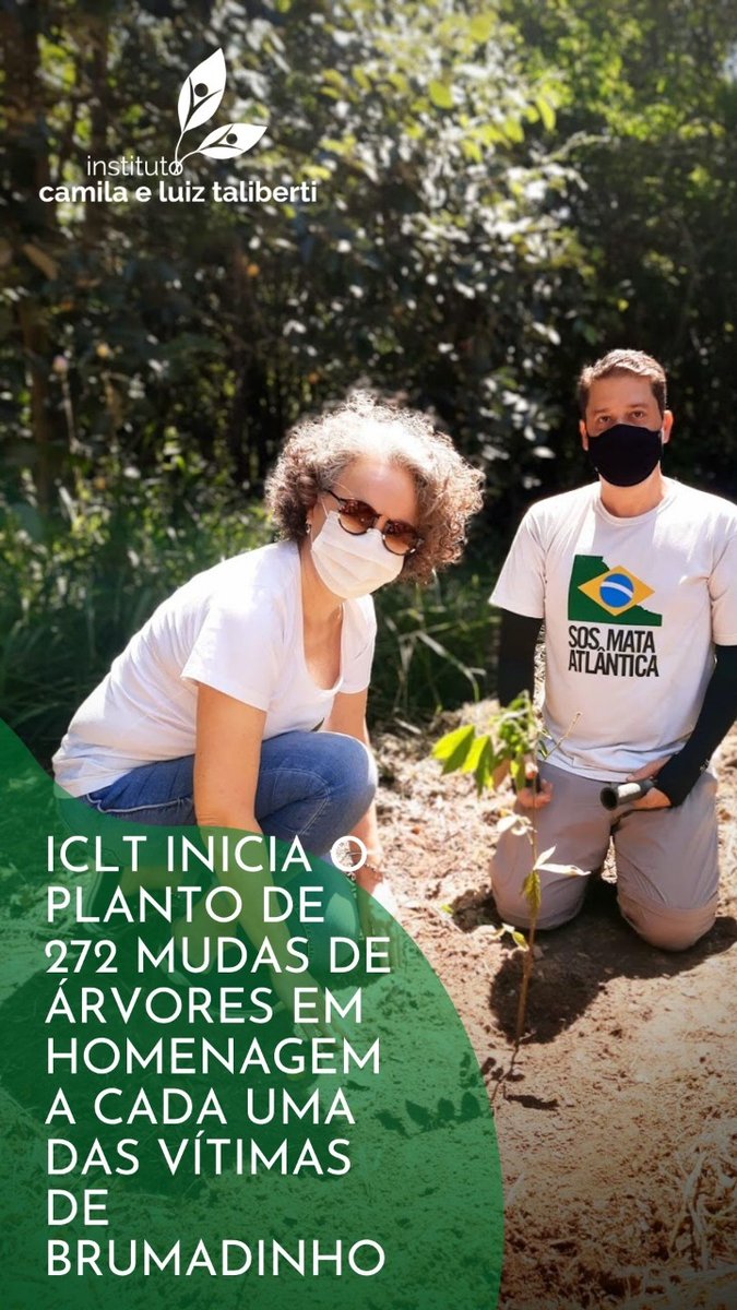 ITaliberti's tweet photo. Participe da campanha #planteiporBrumadinho. Uma homenagem às 272 vítimas da tragédia de Brumadinho. https://t.co/6AufdrWfYf