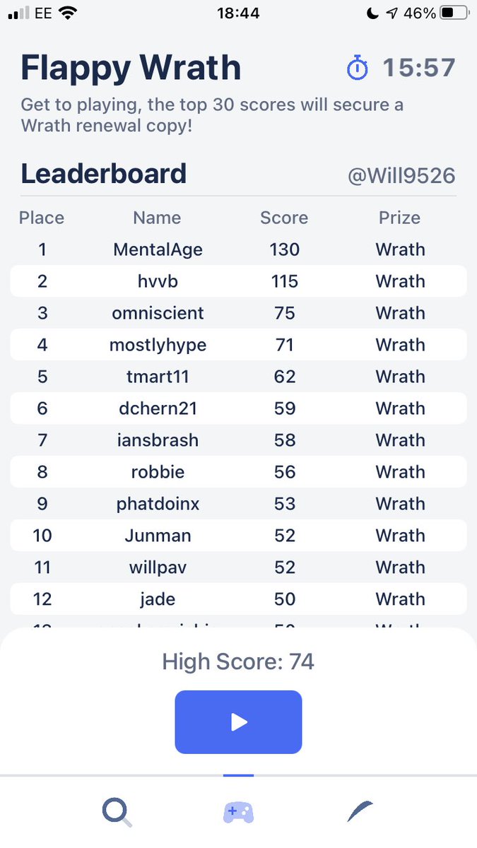 WillHancorn's tweet photo. @scoutapp_ai I have and I’m not on the leaderboard!!!!! Please like this guys so they notice https://t.co/UKWpfneEF1