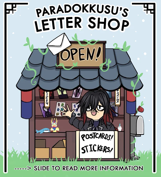 My Ko-fi shop is open!!!!!! ?
Only selling stickers and small postcards for now, I am very sorry I'm not selling pins, charms, etc...

https://t.co/6ga6ZIajz6

USPS restrictions: https://t.co/NmN6h3jFcn

First time using Ko-fi so thank you for your patience! 