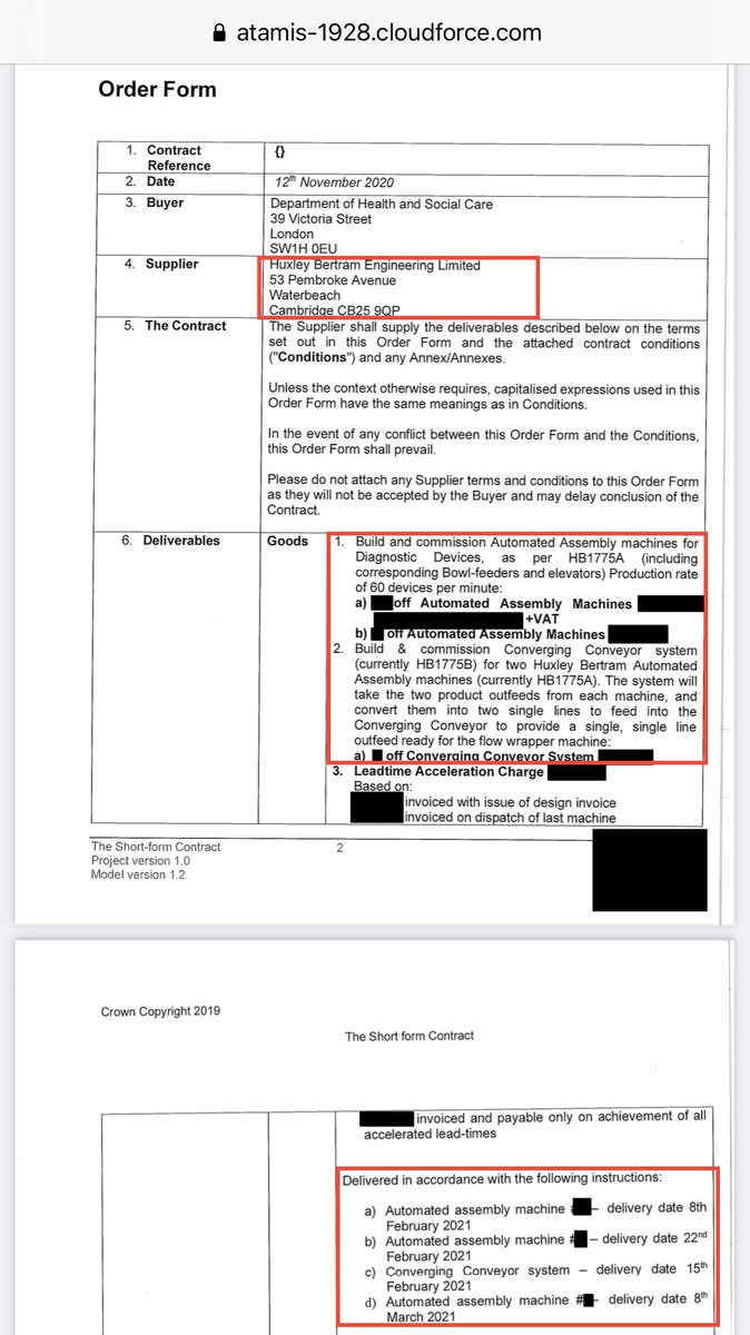  #ODX 2/8The Assembly Machines from Huxley Bertram Engineering are scheduled to be delivered in Feb & March. As per the attached, several machines are being ordered and the production rate is specified. https://atamis-1928.cloudforce.com/sfc/dist/version/download/?oid=00D0O000000rwim&ids=0684J00000BshWGQAZ&d=/a/4J000000kF4o/N0p7sO_NkMYN9.8PuqvUBE6BzVu1wc6P1Kj4QIR8Ksg&operationContext=DELIVERY&viewId=05H4J000000l4PZUAY&dpt=