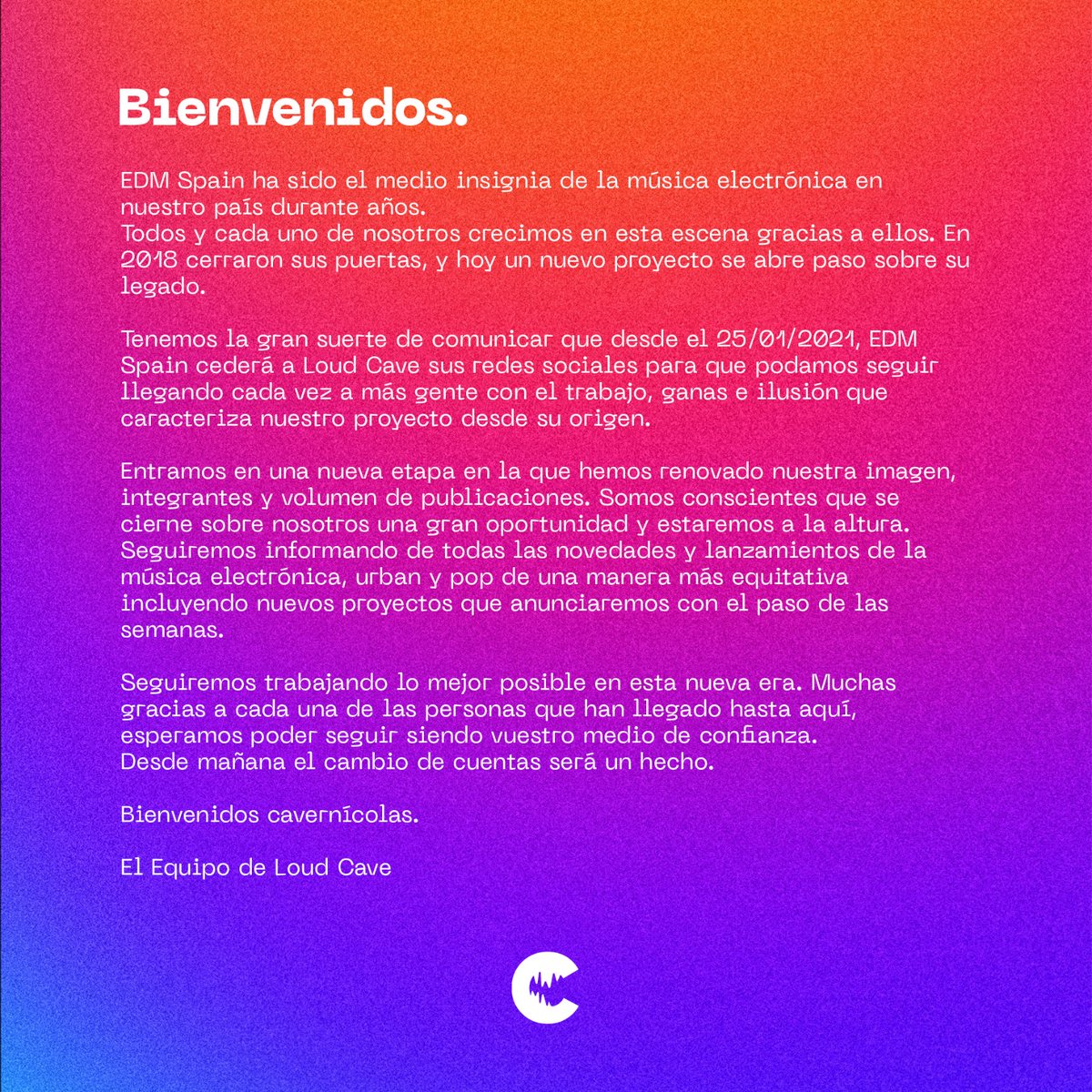 Loud Cave tweet media