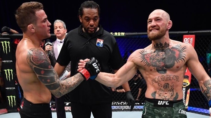 Conor McGregor opens up as a favorite in a potential trilogy fight with Dustin Poirier:

Conor McGregor -140 (5/7)
Dustin Poirier +120 (6/5)

(odds via <a href="/betonline_ag/">BetOnline</a>) #UFC257