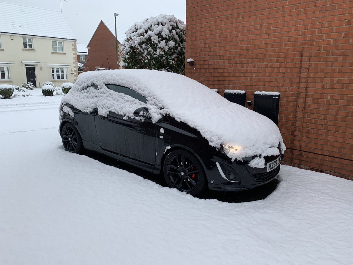 Had a bit of snow today! ❄️❄️