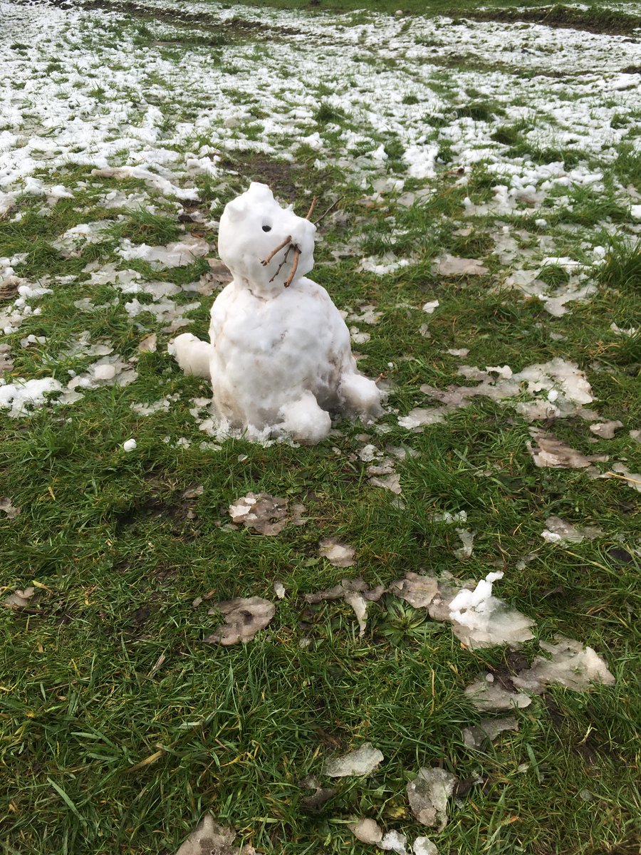 GilesElliott1's tweet photo. Some impressive Mancunian snowpersons (and a snowcat) inc one with a spliff (I think) @Jonathan_Tallon @RevRachelMann #HighfieldPark #levenshulme #randomcreativity https://t.co/V2xsz5nc0C