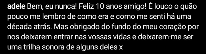 adelebrasilx's tweet image. Adele via Instagram 📸

10 YEARS OF 21