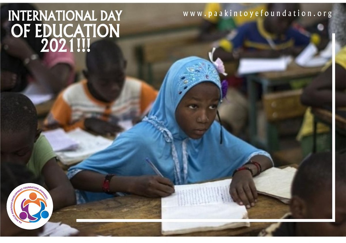 ...Recover and revitalise education for the covid19 generation. #InternationalDayofEducation2021!