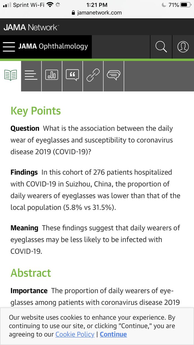 Mom says the green germ can getcha though your peepers but you don’t hear much bout that. A bigger bunch of Chinese hoos in hospital did not wear glasses is why mom thinks this is impawtant. Plus Dr. Fauci says so too is why. So maybe get some blue light non glasses wearing buds!