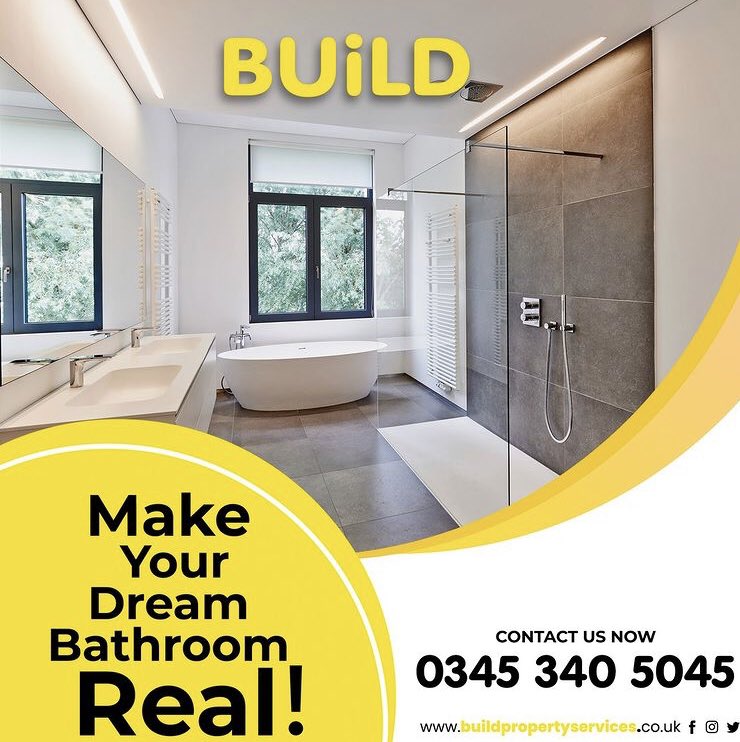 Buildproperty's tweet image. Hello, we are BUiLD and help people create their dream homes through quality and affordable improvements. 

Please check us out at buildpropertyservices.co.uk #bathroom #kitchen #renovation #BuildBackBetter