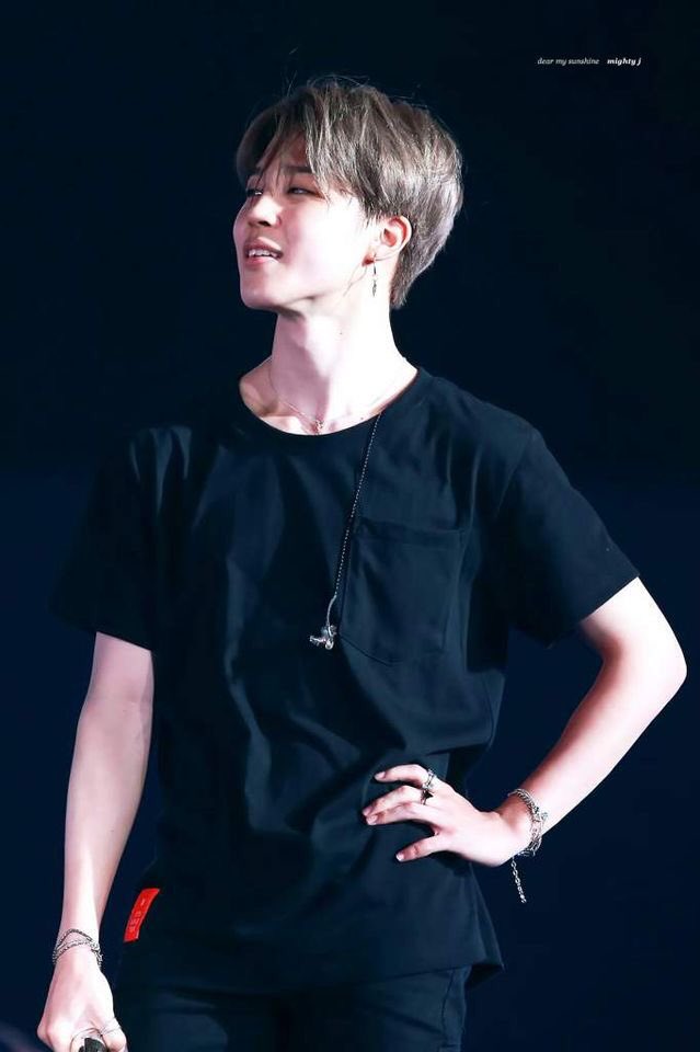 Fuck it. Jimin in black tshirts.
