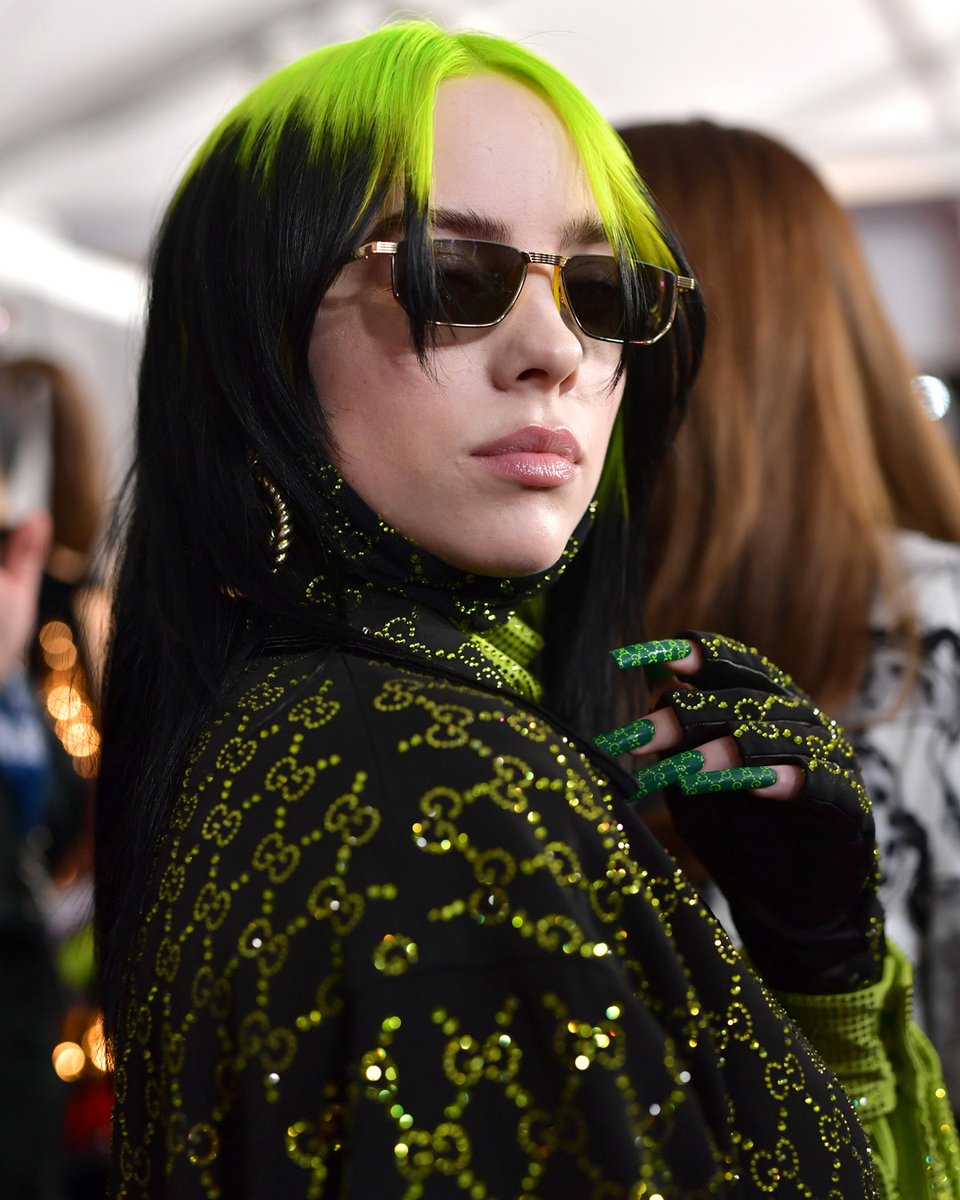 Tonight would have been the 63rd GRAMMY Awards. Although the awards show has been rescheduled to March, we are looking back at last year's best red carpet looks. Photos by @gettyimages. Starting with @billieeillish in @gucci
