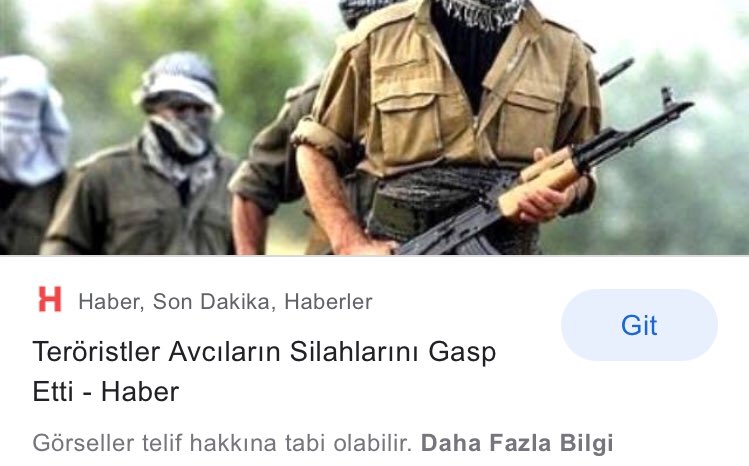 Eğitimli profesyonel Avcılar,Askerimiz Polisimiz Korucularımızdan sonra terör örgütü için korkulu rüyadır..
Hainler Korkmayın.! Titreyin.!
#yabandabizimvatandabizim