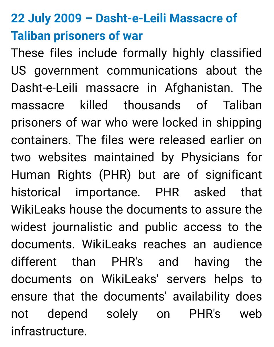 Wikileaks - Publications about  #Afghanistan  #AssangeNobel2021 #FreeAssangeNOW #Assange #WikileaksNobel Peace Prize nomination deadline: 31 January. Https://nobelpeaceprize.org/nomination  https://wikileaks.org/10years/afghanistan.html https://www.wikileaks.org/w/index.php?title=Special%3ASearch&search=Afghanistan&fulltext=Search