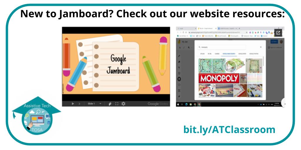TVDSBAT's tweet image. *New addition to the AT website!* Check out how to use Google Jamboard with your students!  #GoodForAllTech