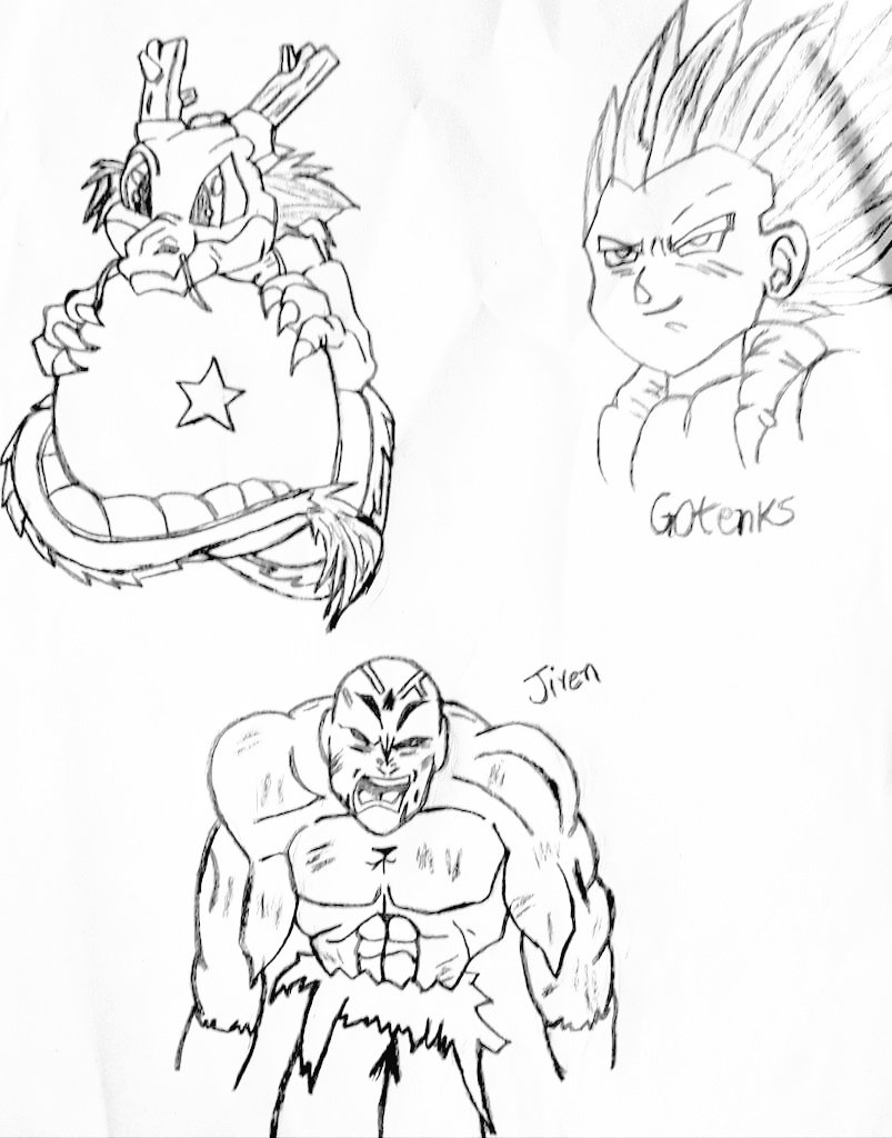 FACIL DE DESENHAR COMO DESENHAR o JIREN de DRAGON BALL SUPER 