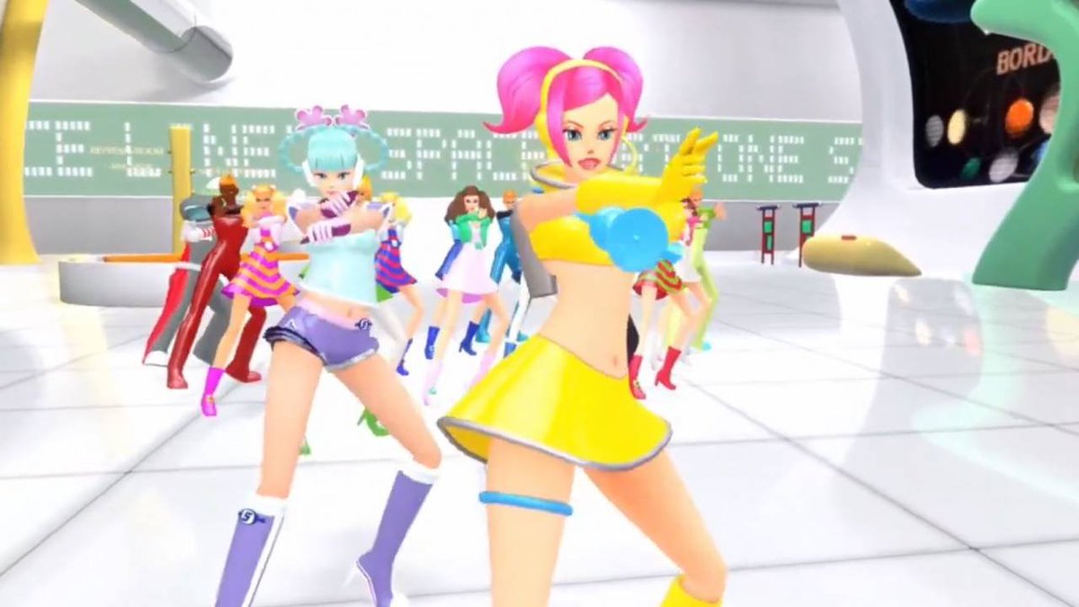 push the genre. But at its heart, it's still Observe and listen -> mimic -> repeat. Four years later, it would be refined a but more and become extra stylish with Space Channel 5. This asynchronous play was challenged a year earlier by Konami with Drum Mania and Guitar Freaks.