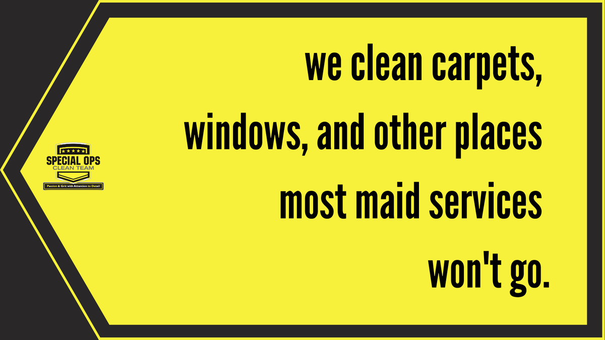 SpecialOpsCT's tweet photo. Did you know we will clean everything, including the carpets, windows, and upholstery. 🙌  But we also do landscaping, haul off debris, and do bulk trash pickup. 💪  We do it all! 👊 https://t.co/p3Tx0Ztx0T