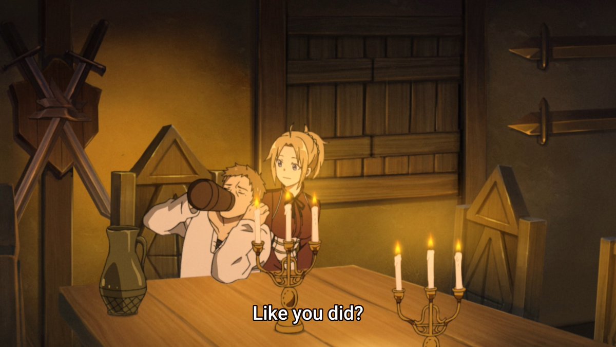 (3/?) Meanwhile Paul can see how him and Rudeus share the same moral high ground but that's exactly why both can't budge in these type of situations