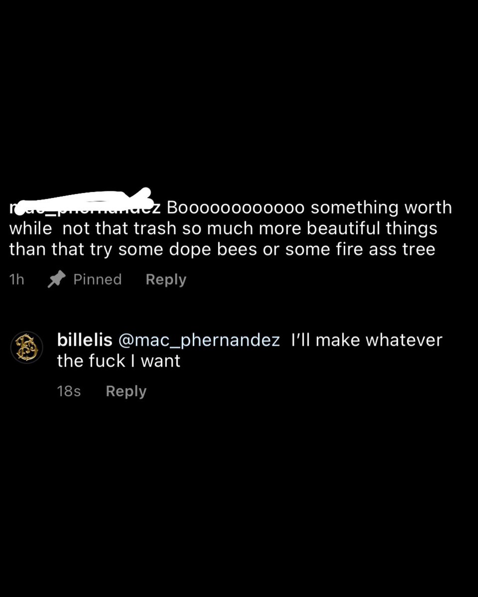 billelis's tweet image. On today’s episode of random shit people comment on my work 🤦🏻‍♂️