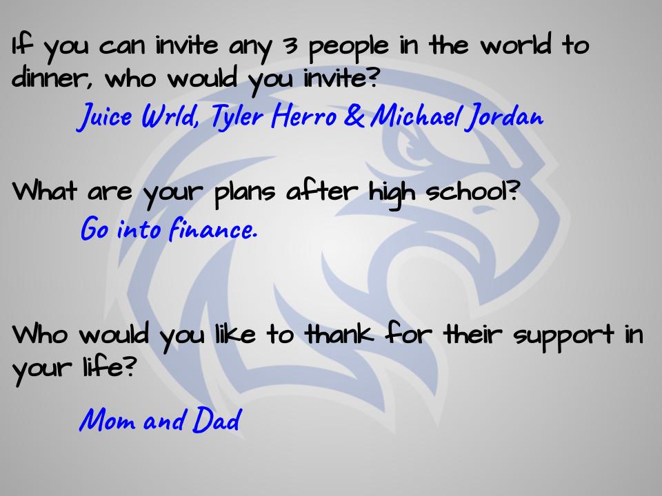 #SeniorSpotlight 6'1" Senior Guard, #34, Greyson Bourisaw <a href="/GBourisaw/">Greyson Bourisaw</a>