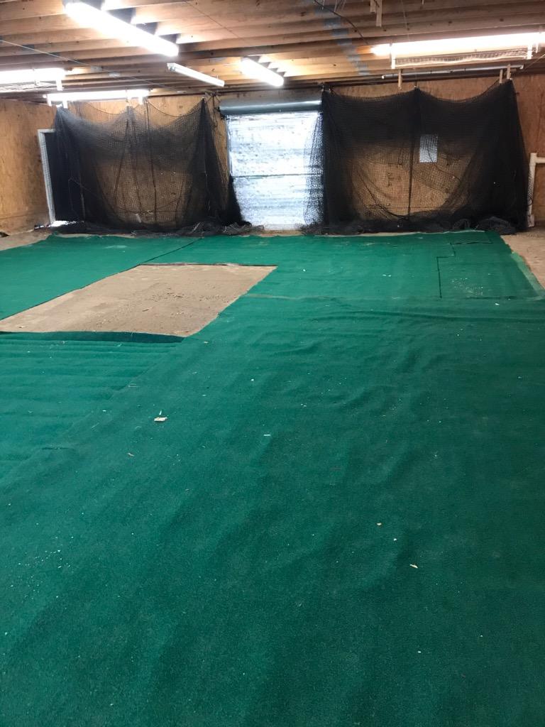 Things are coming together. Special thanks to <a href="/jmphill2170/">Jeremy Phillips</a> for the turf donation and support. Also, to <a href="/mikeberryman3/">mike berryman</a> for the work inside and outside the facility today.