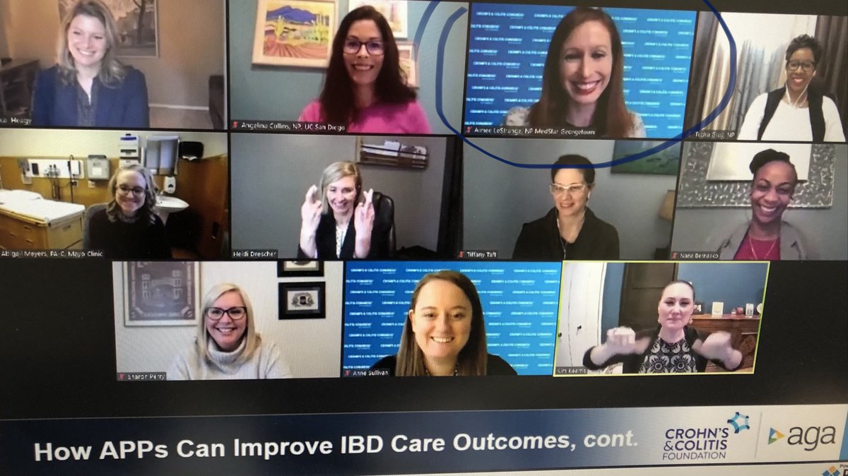 That’s a Wrap! @AimeeLeStrange moderating a key session @MedStarGUH @MedStarHealth #IBD #CCCongress21 @IBDJournals @AmerGastroAssn