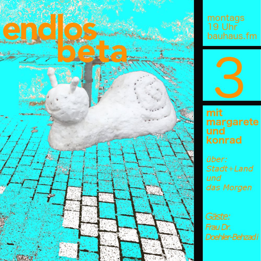 auf_weiter_flur's tweet photo. Morgen (Montag, 26.1.) unsere #radiosendung endlos.beta geht in die nächste Runde! Wie immer 19:00 auf @bauhausfm und @RadioLOTTE. 
Wir sprechen mit Dr. Marta Doehler-Behzadi über die @ibathueringen, #stadt und #land und machen eine #live #finissage unserer #ausstellung. https://t.co/QQnjA3hdUW