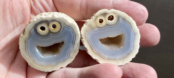 “A” is for agate, that's good enough for me. #CookieMonster