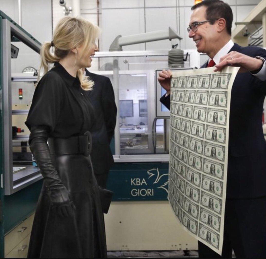 "Mnuchin is totally fake: Fake credit, fake money, fake movies, fake news, fake pharma, fake intelligence—a creature of Tinsel Town and the British War Propaganda Bureau"