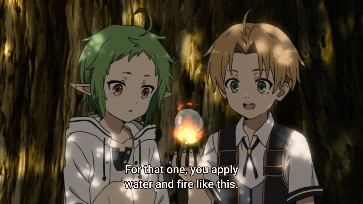 A good example of how even if your magic system is simple, if you are creative enough, you can still obtain some complex products out of basic elements