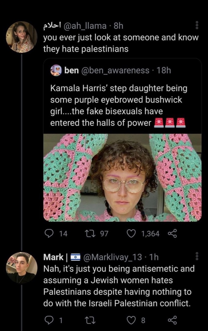 No, when it comes to Jews, dead or alive, *anything* is fair game. "Because Israel". Even having the temerity to be Jewish in public, saw Ella Emhoff receive antisemitic abuse. From 'progressives'. Cheered on & defended by 'progressives'. As  @ClaireRedacted says double standards.